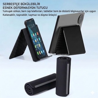Katlanabilir Çok Amaçlı Telefon, Tablet ve Laptop Standı