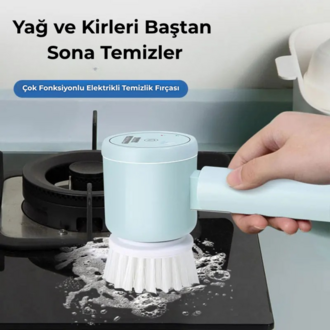 Portatif Elektrikli Temizlik Fırçası