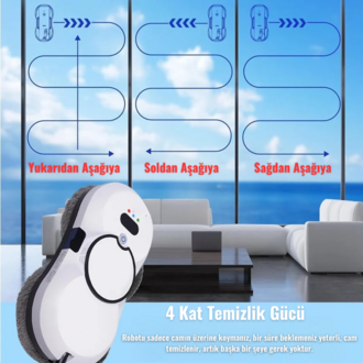 Akıllı Cam Temizleme Robotu