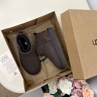 UGG CLASSİC ULTRA MİNİ - HAKİKİ SUET DERİ