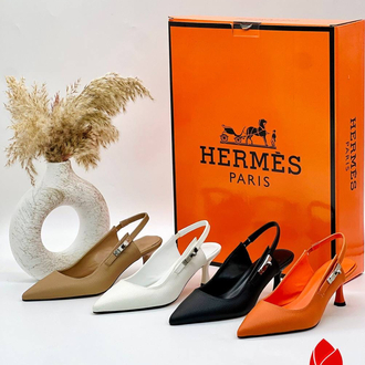 HERMES İTHAL TOPUKLU AYAKKABI | 4 Renk
