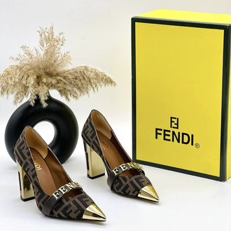 FENDİ İTHAL TOPUKLU AYAKKABI | 2 Renk Seçeneği