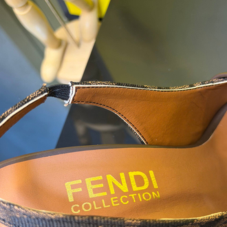 FENDİ İTHAL TOPUKLU AYAKKABI