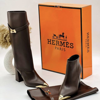 HERMES İTHAL ÇİZME&BOT - Kahve