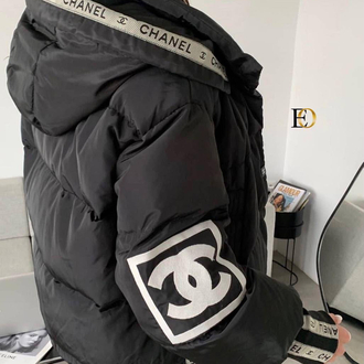 CHANEL İTHAL PUFFER MONT - Siyah