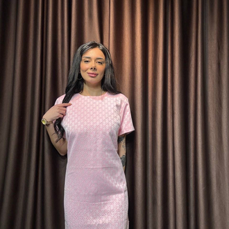 GUCCİ TAŞLI ELBİSE - Pembe