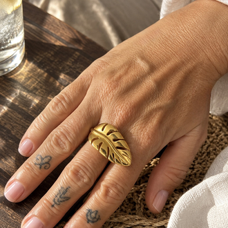 Autumn Leaf Ring