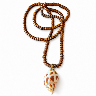 Babylonia Shell Long Necklace