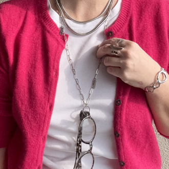 Glasses holder necklace