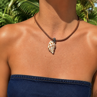 Babylonia Shell Necklace
