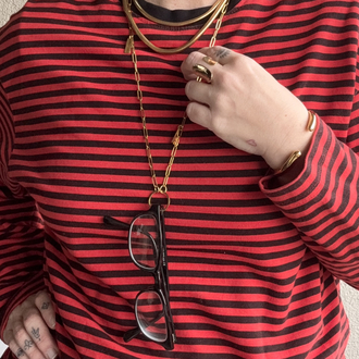 Glasses holder necklace