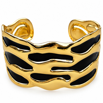 Noir Wave Bangle