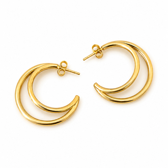 Golden Orbit Earring