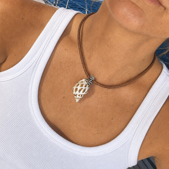 Babylonia Shell Necklace