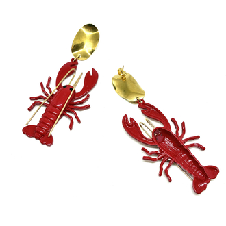 Red Lobster earring 