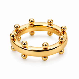 Golden Dot Ring