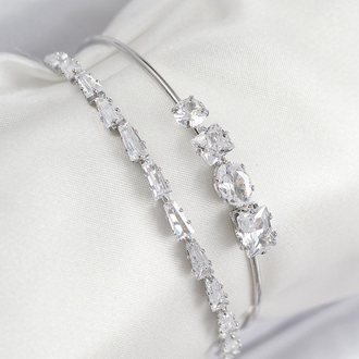 Silver taşlı 