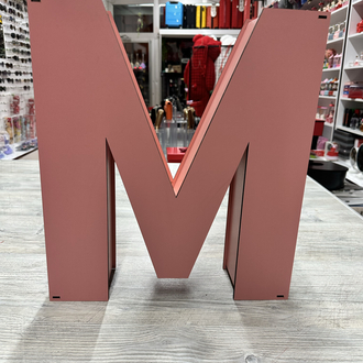 M Harfli Pembe Renk (Boş Kutu)