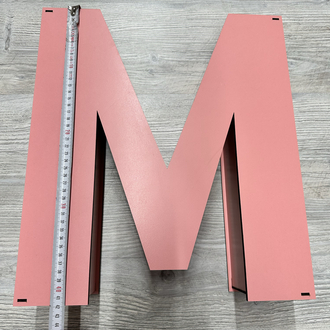 M Harfli Pembe Renk (Boş Kutu)