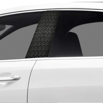 Araç Kapı Direk Kaplama Folyosu Desenli (sağ Sol Takim) (2 Adet) - 22x50 Cm
