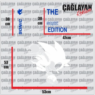 THE SONIC STİCKER SET ÇİFT YÖN