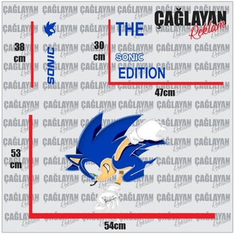 THE SONIC EDİTİON STİCKER SET ÇİFT YÖN