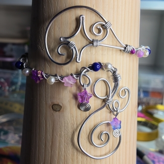 Shiny Purple Star Armcuff