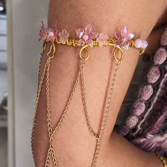 Zincir Detaylı Armcuff ve Bileklik