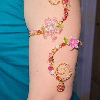 Pinky Sparkle Armcuff