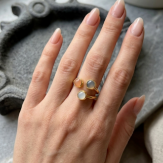 Moon Trinity Ring