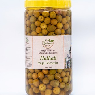 Halhali Yeşil Zeytin 1kg