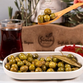 Halhali Yeşil Zeytin 1kg