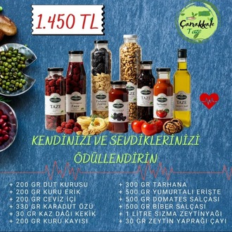 ÇANAKKALE TAZE ORGANİK LEZZET PAKETİ