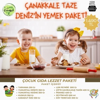 DENiZ'iN YEMEK PAKETi ( Çocuk Gıda Paketi )