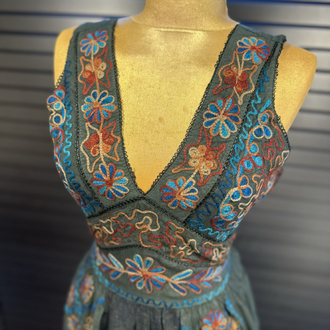 İthal %100 Rayon İpeksi Elbise