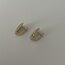 Xuping 14k baget taşlı küpe 1,5cm