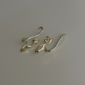 Xuping 14k solente küpe 