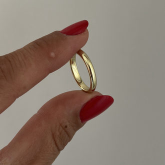 Xuping 14k 2 mm alyans yüzük