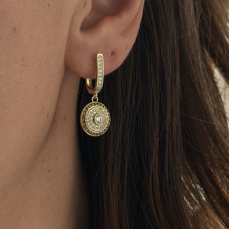 Xuping 14k marka model küpe
