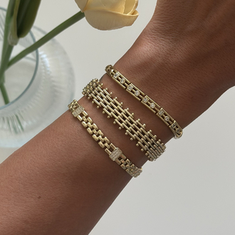 Xuping 14k bress bileklik