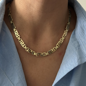 Xuping 14k labirent kolye