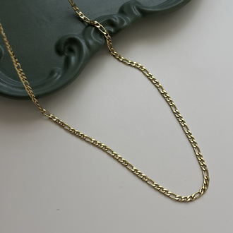 Xuping 14k 50cm 3mm figora zincir 