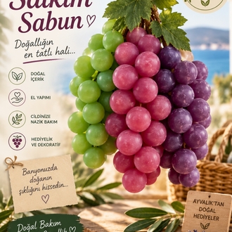 El yapımı salkım sabunlarimiz