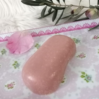 Gül suyu, Pembe kil ve gül yağlı doğal sabun