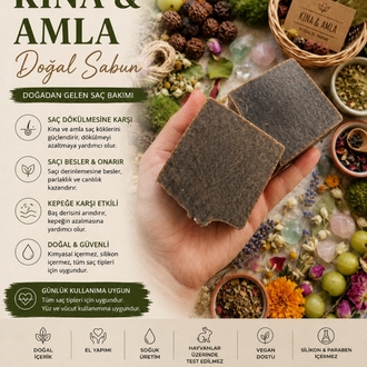 Kına & amla sabunu 