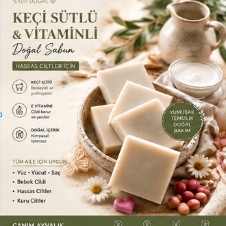 Keçi sütlü sabun 