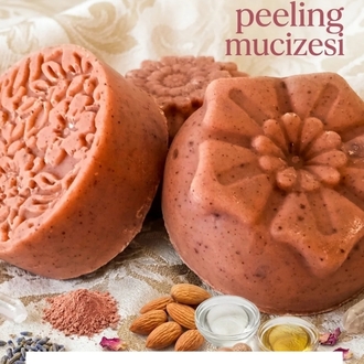 Pembe kil & tatlı badem yağli peeling sabunu 
