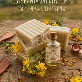 Kantaron yağli doğal sabun 