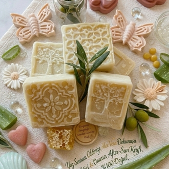 Aloe Vera ve Çay ağacı yağli After sun doğal sabun 