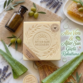 Aloe Vera ve Çay ağacı yağli After sun doğal sabun 